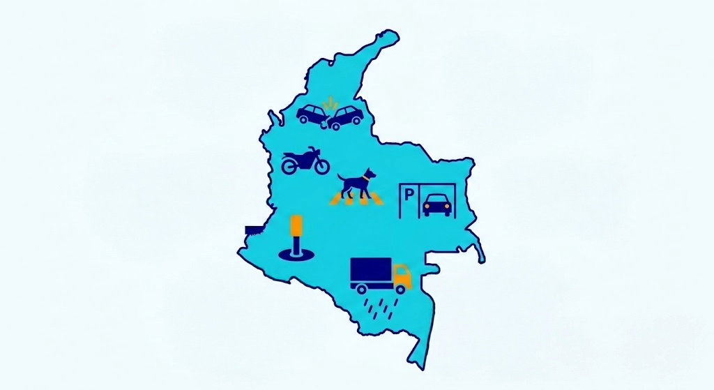 ¿Qué fue lo que te pasó? Lo que revelan 2.315 siniestros vehiculares en Colombia